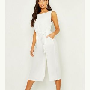 White Jumpsuit- only worn once!